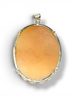 Pendant Mandile 1922 Woman Cammei  in Silver Conchiglia 2MCICM233.6 - 2MCICM233.6